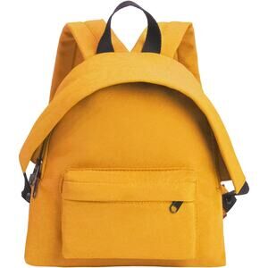 New Bright Yellow Canvas Mini Backpack | Lightweight School, Travel, or Day Pack